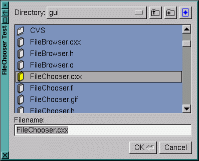 Fl_File_Chooser widget